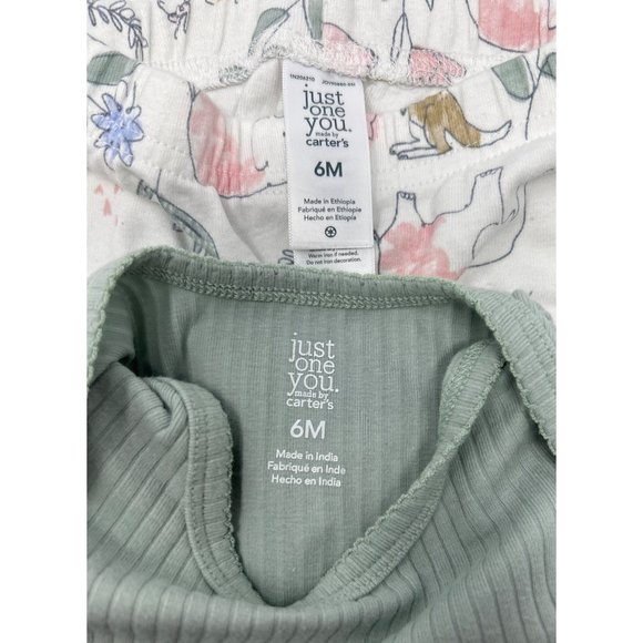 Baby Girl's Corduroy Jumper, 3 Body Suits, and 2 Leggings - Sizes 3-6 M & 6 M - Picture 11 of 12